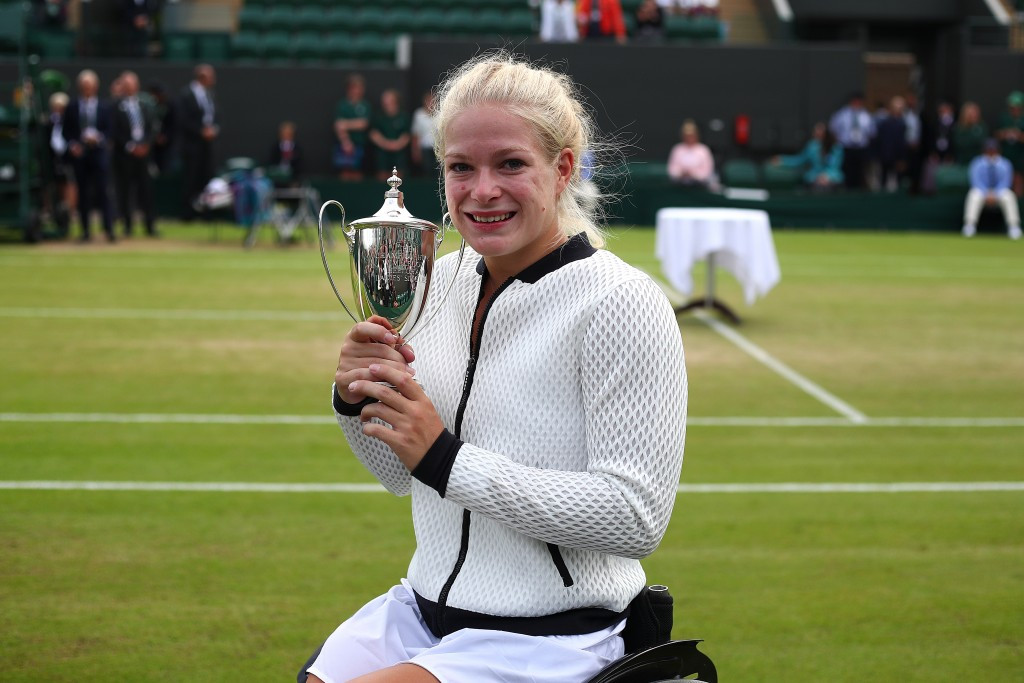 De Groot wins wheelchair singles title at Wimbledon