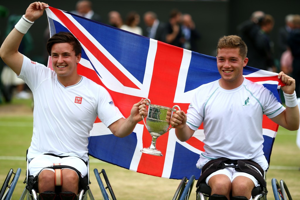 Gordon Reid and Alfie Hewett defended their men's doubles title ©Getty Images