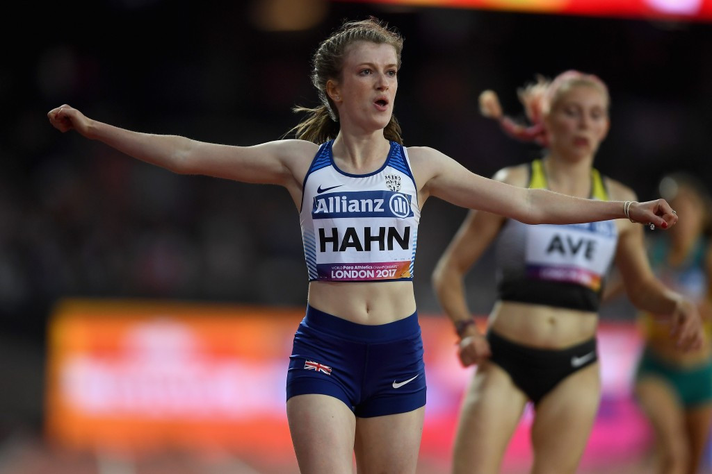 Great Britain's Sophie Hahn triumphed in the women’s 200m T38 event with a world record time ©Getty Images