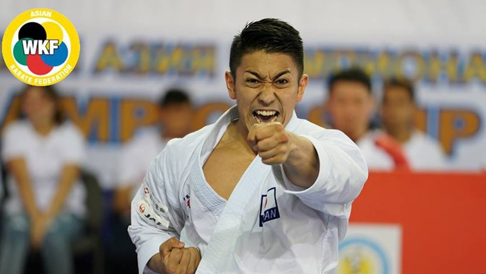 Ryo Kiyuna reached the men’s kata final in Astana ©WKF