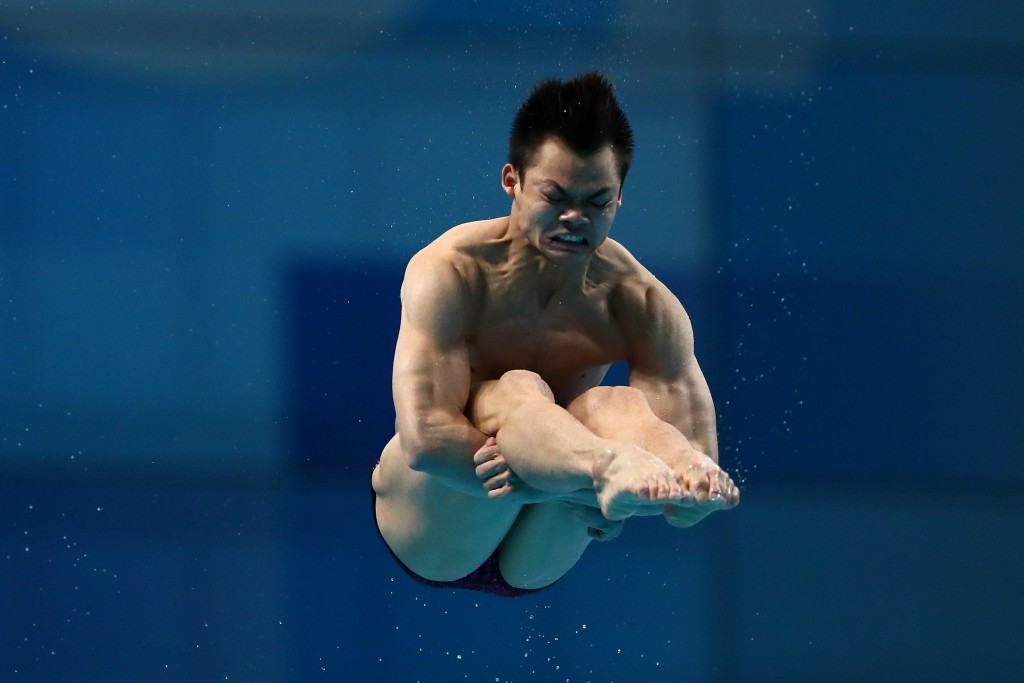 Peng Jianfeng delivered one of China's two diving gold medals of the day ©Getty Images