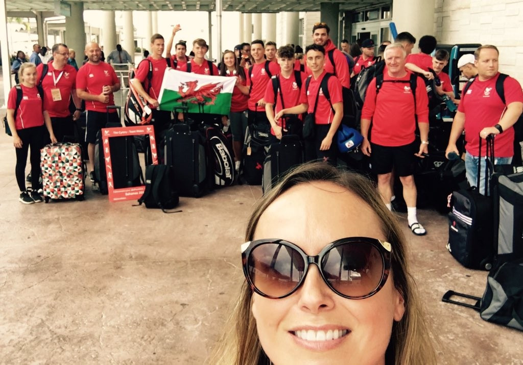 Athletes from England, Wales and South Africa were among those to arrive in The Bahamas today ©Twitter