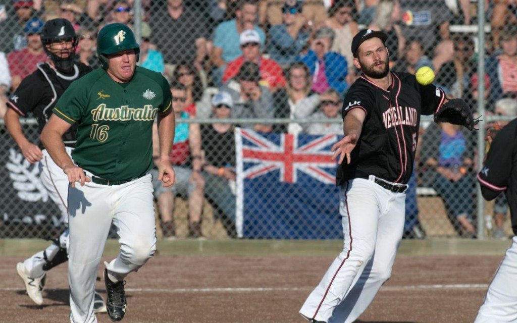 Australia did have the lead for part of the final before succumbing to their neighbours ©WBSC