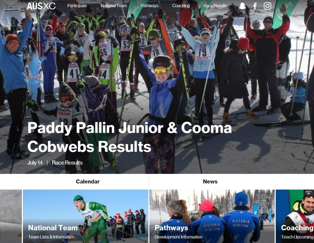 A new website has been launched by Australian Cross-Country Skiing ©AUSXC