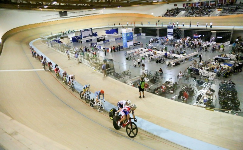 The Sangalhos Velodrome will be hosting the 2017 edition of the European Track Junior and Under-23 Championships ©UEC