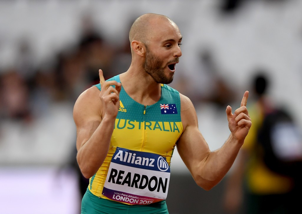 Richard Whitehead's Australian rival Scott Reardon was the men's 100m T42 gold medallist ©Getty Images