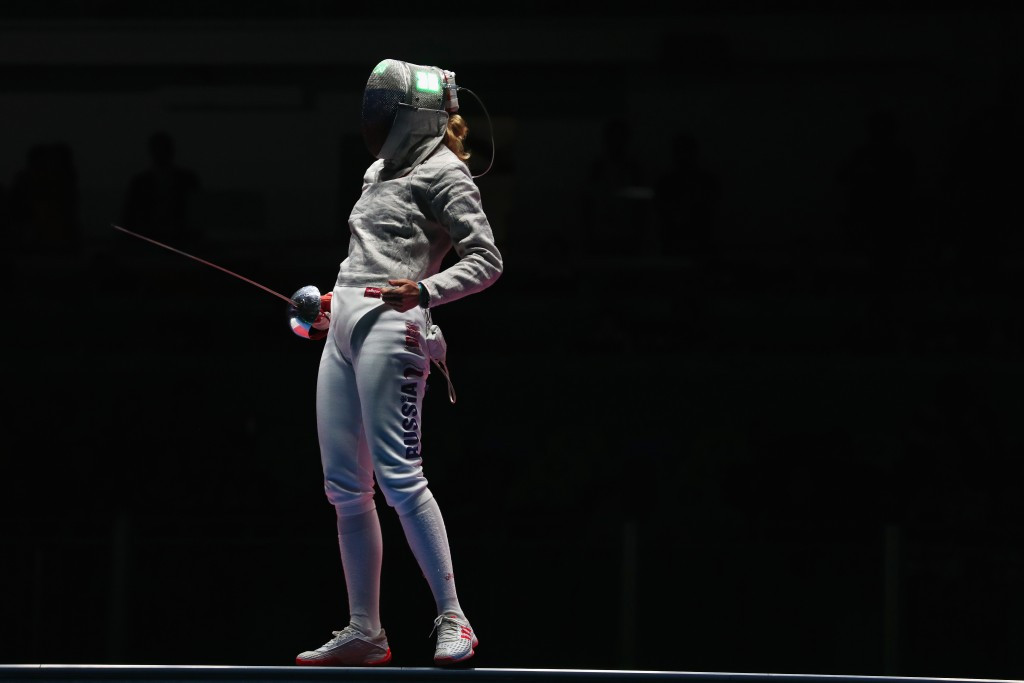 Russia's Yana Egorian will be hoping to replicate the form which saw her win double sabre gold at Rio 2016 ©Getty Images