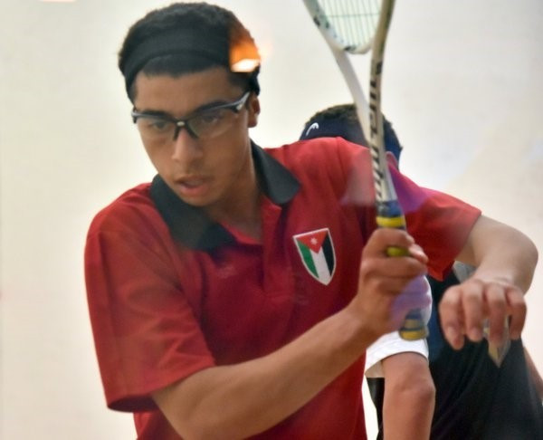 Mohammad Al Sarraj could become the first player from Jordan to win a squash world title ©WSF  