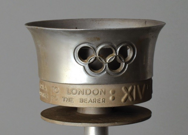 The Olympic Torch from the 1948 Summer Games in London will also be auctioned ©RR Auction
