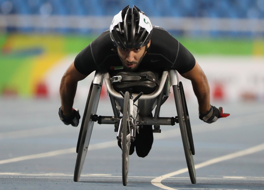 The United Arab Emirates' Mohamed Alhammadi has dedicated the two medals he has won at the 2017 World Para Athletics Championships to Abdullah Hayayei ©Getty Images