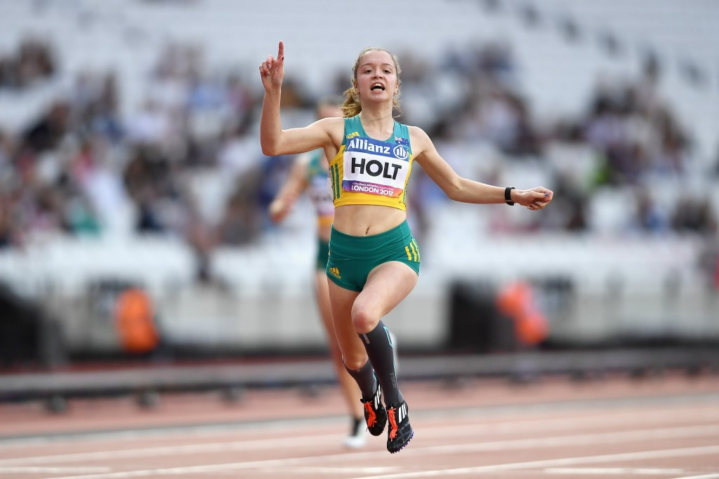 Australia's Isis Holt was one of the big Para-athletics winners at Gold Coast 2018 in her home country ©Getty Images