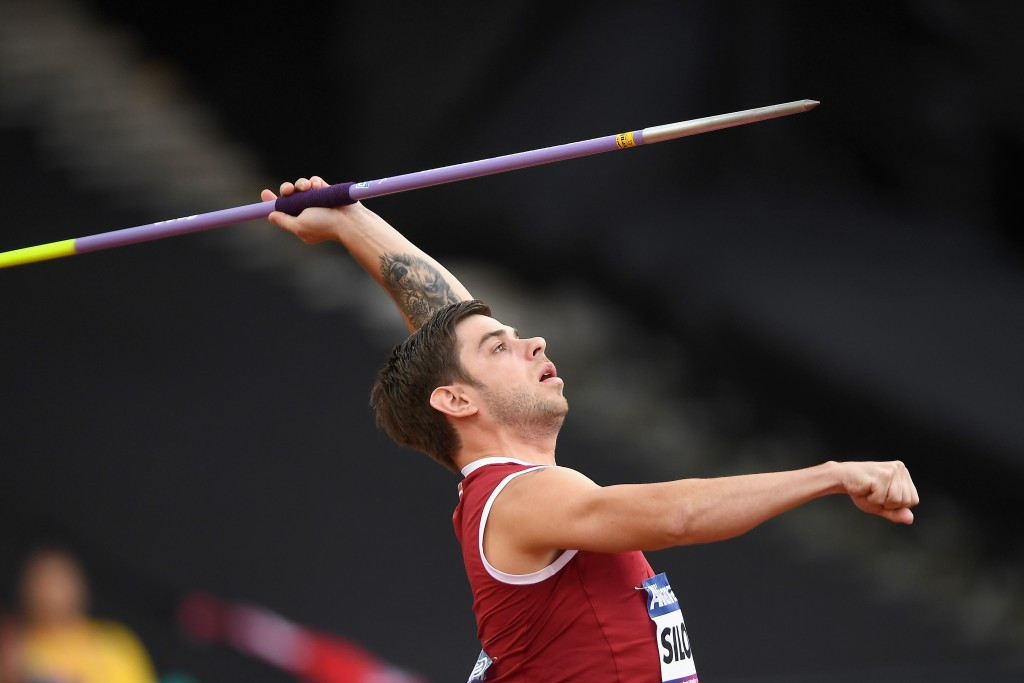 Latvia’s Dmitrijs Silovs claimed the men’s javelin F37 gold medal with a Championship record throw of 55.89m ©Getty Images