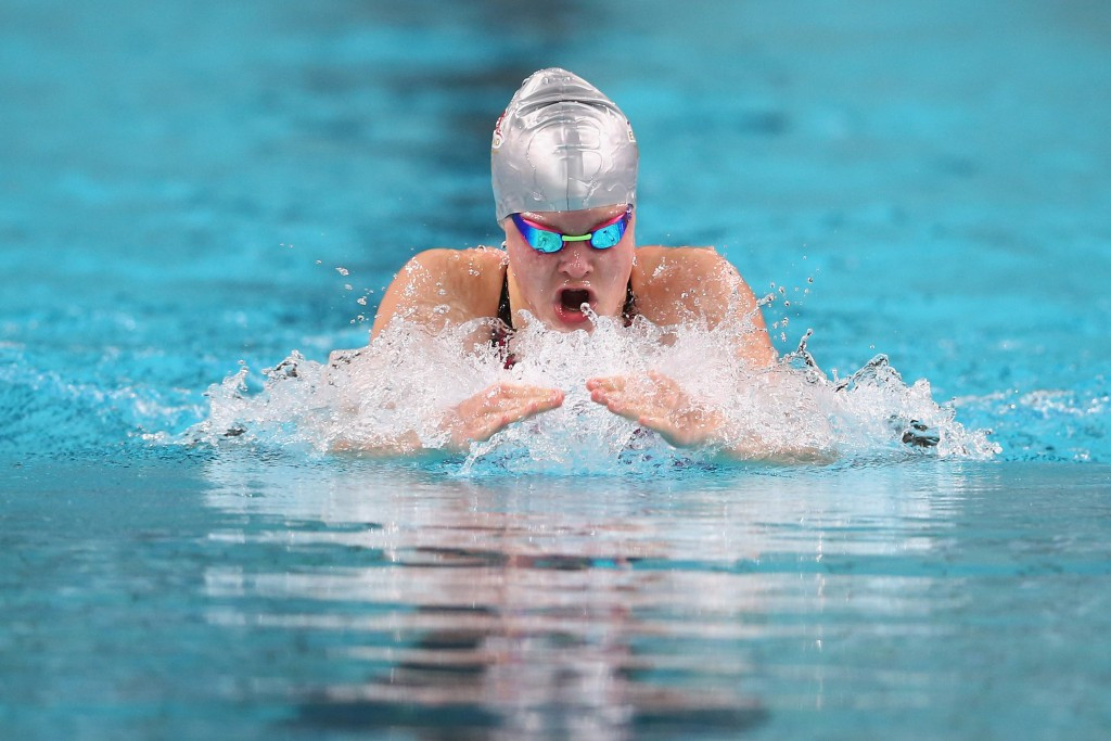 England's Layla Black successfully defended her Commonwealth Youth Games 200 metres breaststroke title ©Getty Images