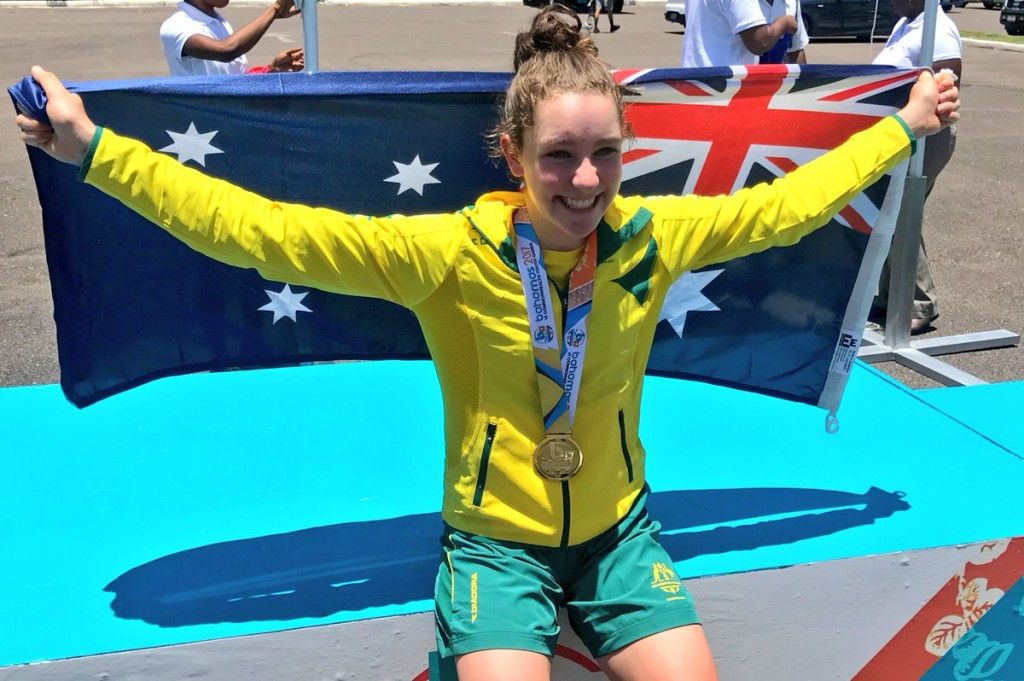 Madeleine Fasnacht claimed time trial gold for Australia ©Twitter