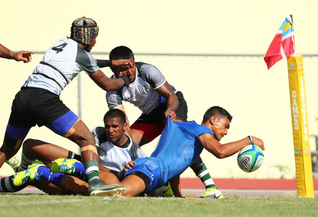Samoa took on Fiji in a hard-fought clash between two Pacific rivals ©Getty Images