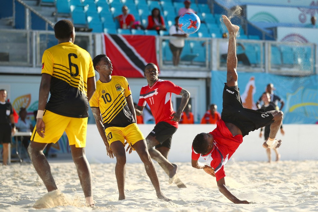 Beach soccer is being held at the same venue which staged the World Cup earlier this year ©Getty Images
