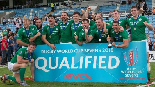 Ireland's men's rugby sevens team have qualified for next year's Rugby Sevens World Cup ©Rugby Sevens World Cup
