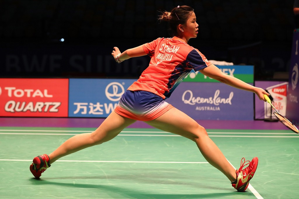 Malaysia's Soniia Cheah remains on course for success in the women's singles competition ©Getty Images