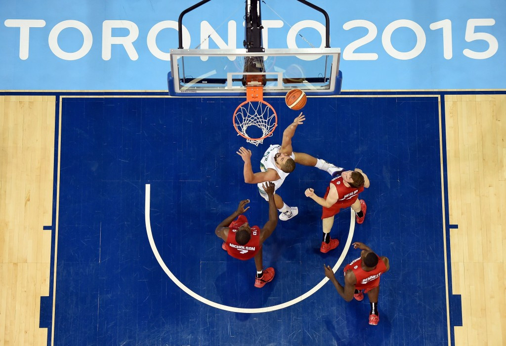 Canada faced Brazil in the men's basketball final ©Getty Images