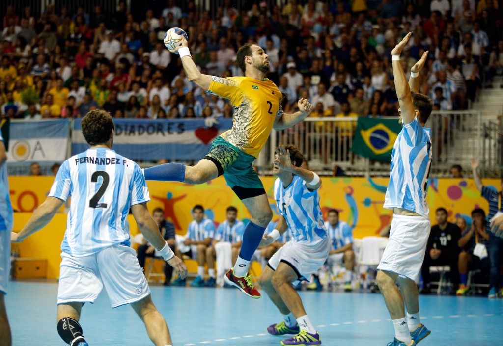 Brazil also took on arch-rivals Argentina in the men's handball final ©Getty Images