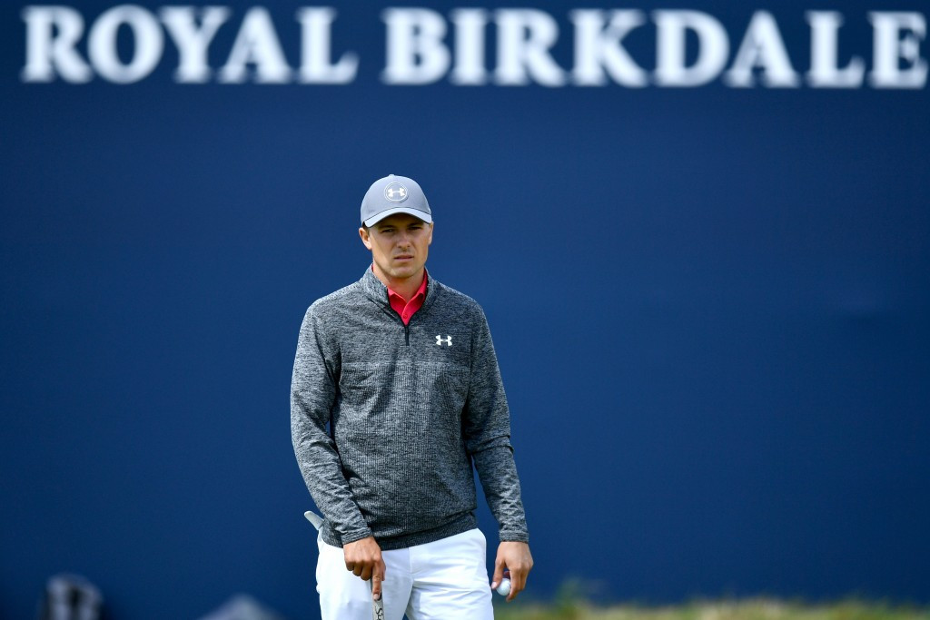Jordan Spieth is one of three players sharing the lead after the first round at The Open ©Getty Images
