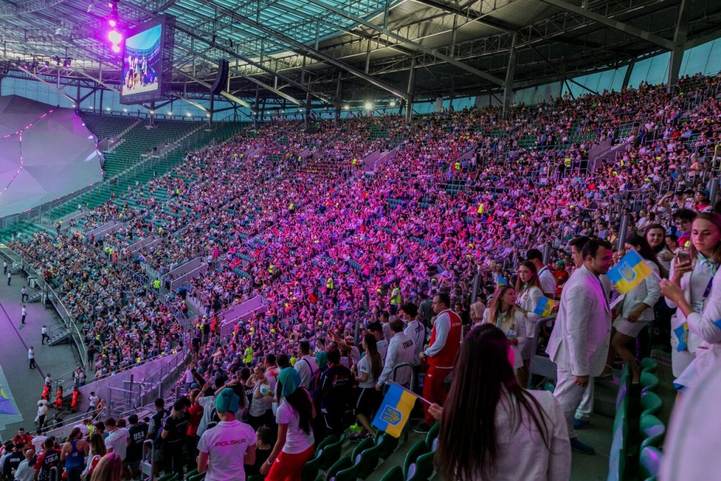 Organisers claimed around 25,000 fans were in attendance this evening ©The World Games 2017