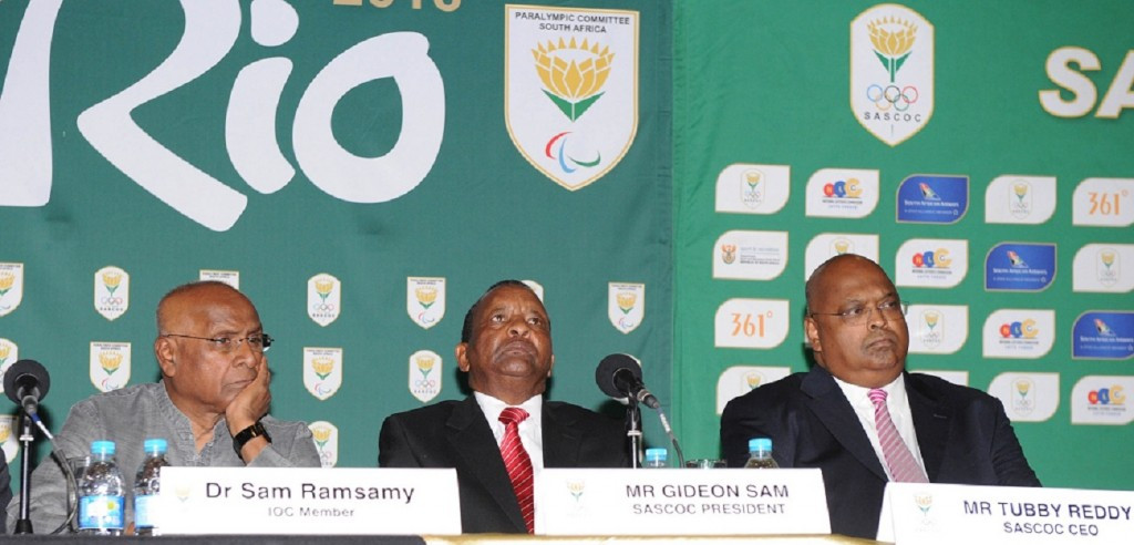 SASCOC President Gideon Sam and former chief executive Tubby Reddy have already been criticised heavily on the opening days of the Ministerial inquiry ©SASCOC