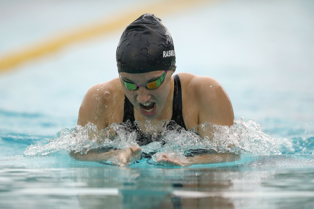 New Zealand's Mya Rasmussen banished the disappointment of her second-place finish in the girls' 200m breaststroke with success in the girls' 400m individual medley ©Getty Images