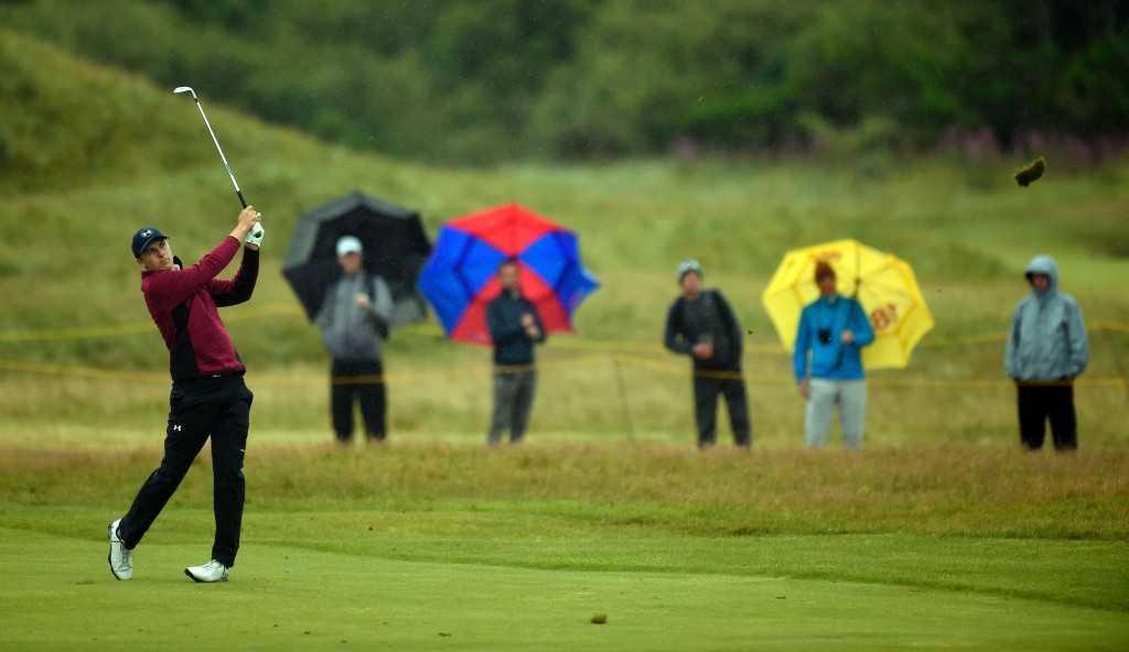 Jordan Spieth has a two-shot lead over the field at The Open Championship ©Getty Images