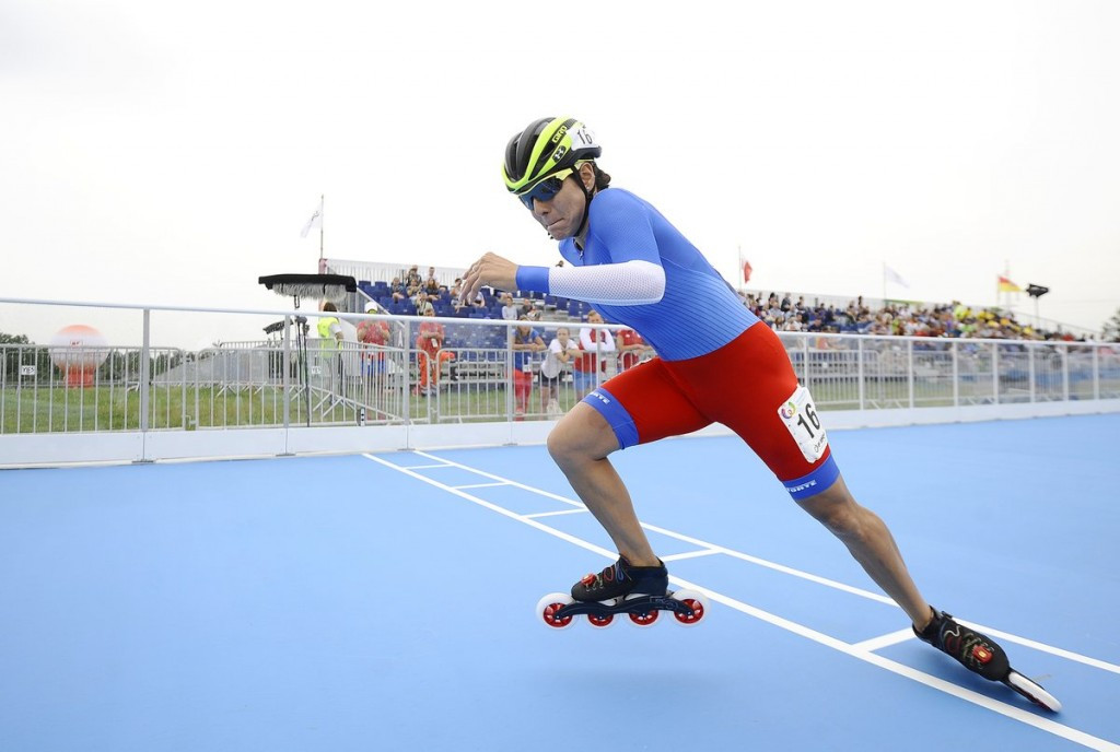 Track speed skating began at the World Games in Wroclaw today ©IWGA