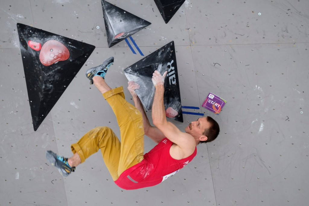 Sport climbing medals were awarded in the men's and women's bouldering competitions today ©IWGA