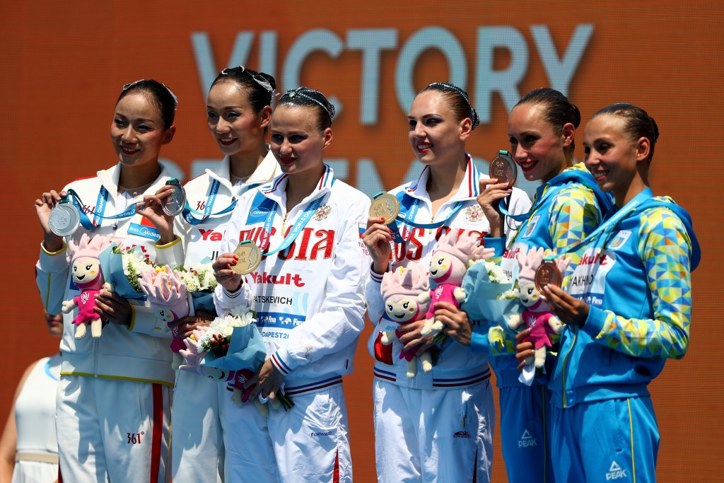 Russia, the world's dominant synchronised swimming nation are among those to propose the name change ©Getty Images