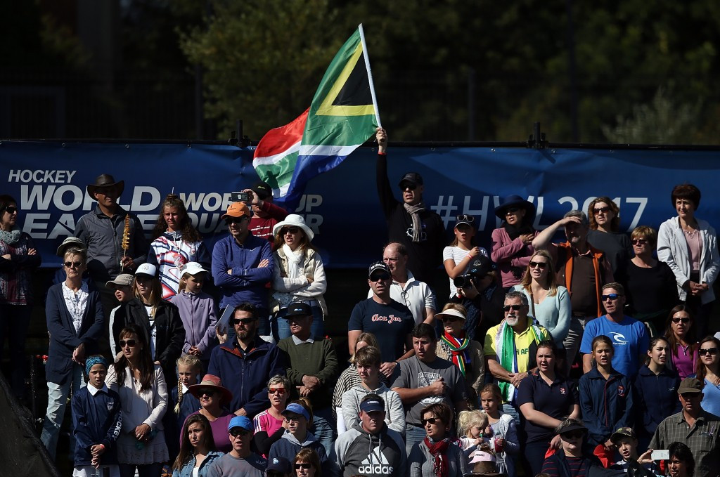 South African fans saw their team finish fifth in the women's event ©Getty Images