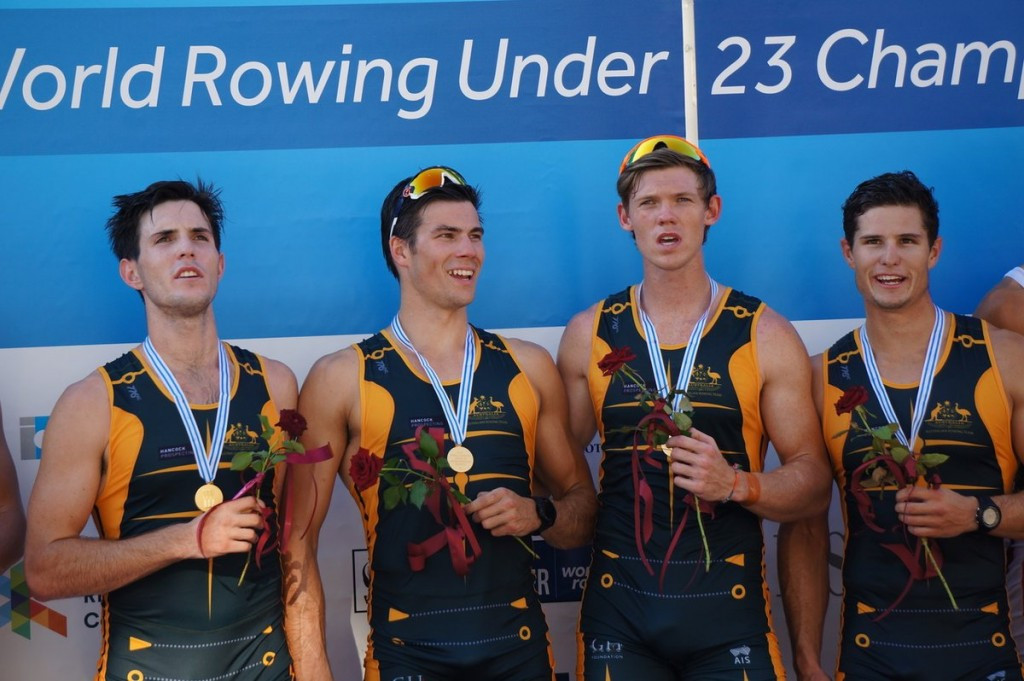 Australia solidify men's four dominance with gold at World Rowing Under-23 Championships