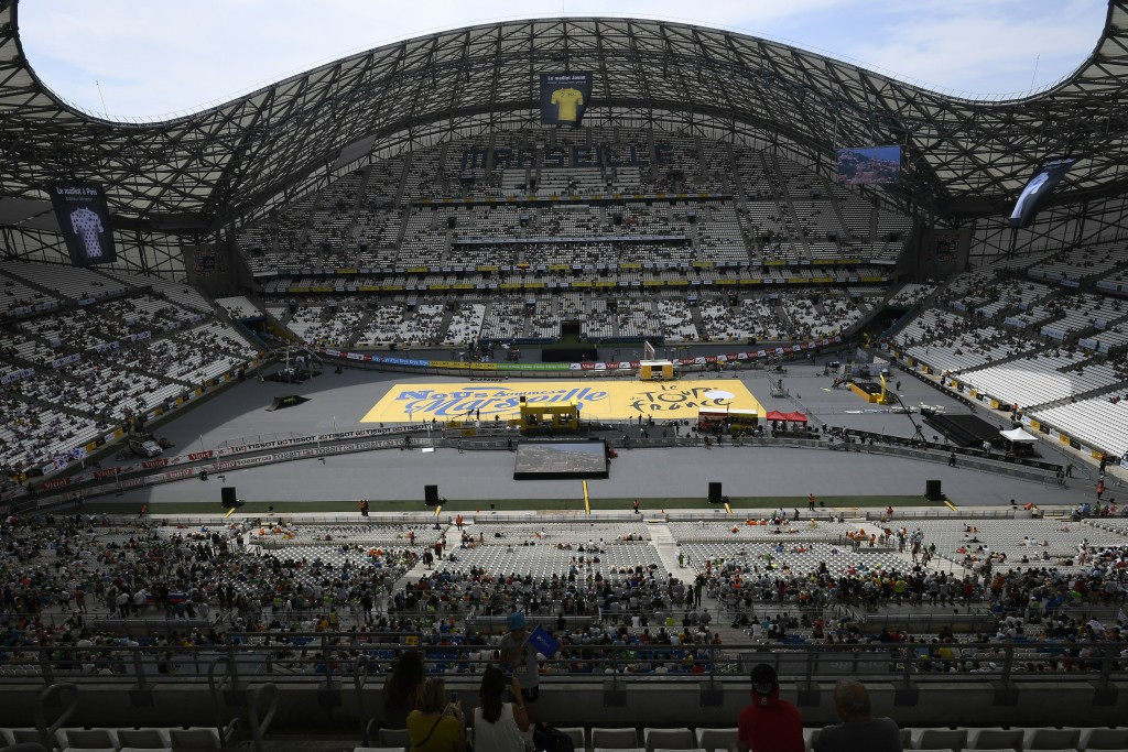 The penultimate stage began and ended in the Stade Velodrome in Marseille ©Getty Images