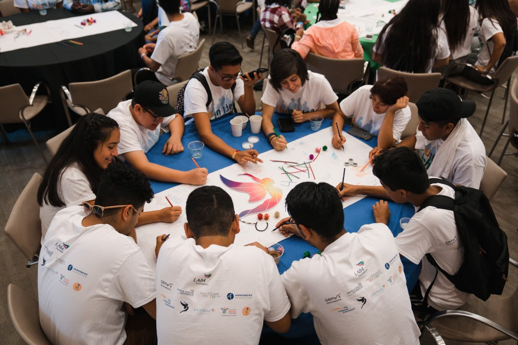 Around 250 young people have attended an event in Los Angeles to learn how they can benefit from a future Olympic and Paralympic Games ©Los Angeles 2024
