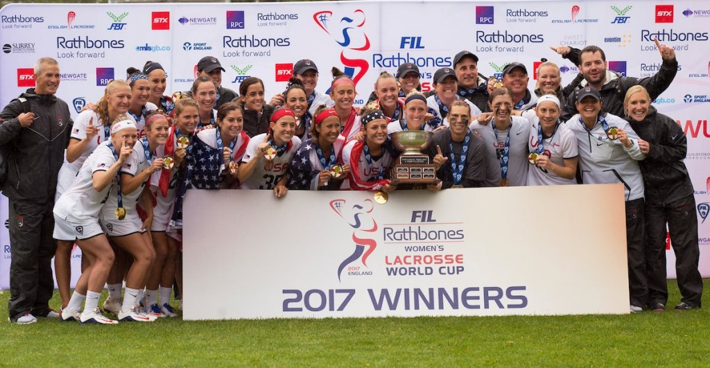 The United States won their third consecutive FIL Women's World Cup title ©FIL/Twitter