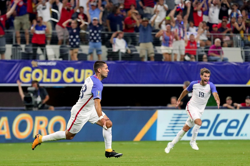 Clint Dempsey scored a record equalling 57th goal for the United States ©Getty Images