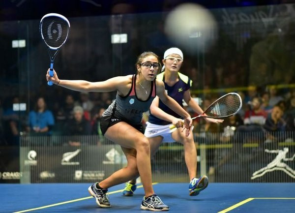 Top seed Hania El Hammamy is through to an all-Egyptian women's final ©WSF