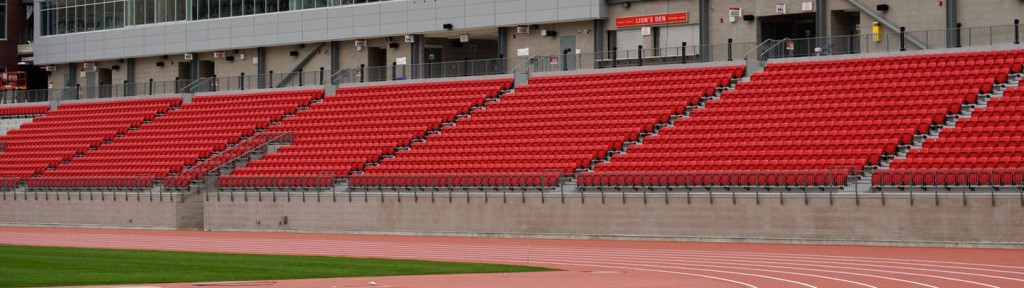 The Pan Am Athletics Stadium at York University would not be big enough to hold athletics at an Olympic Games ©Toronto 2015