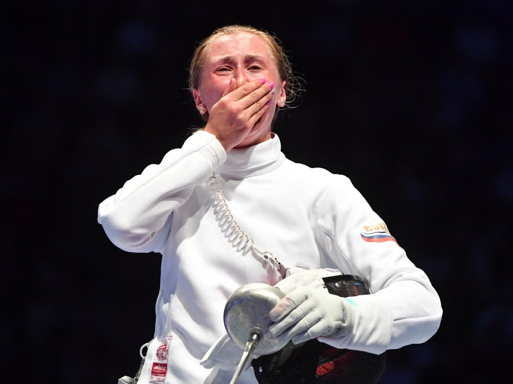 Tatiana Gudkova won the women's épée world title ©Getty Images