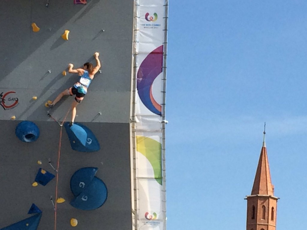 Sport climbing drew to a conclusion after three days of competition ©IWGA