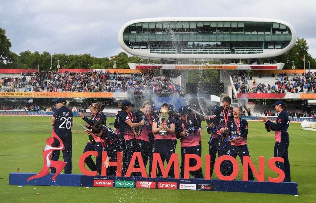 England beat India by nine runs to claim a fourth ICC Women's World Cup crown ©Getty Images