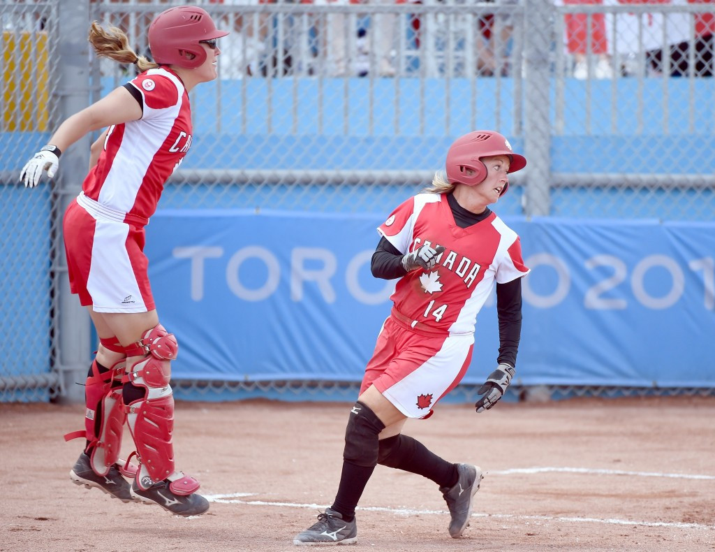 Canada faced the United States in the women's softball gold medal match ©Getty Images