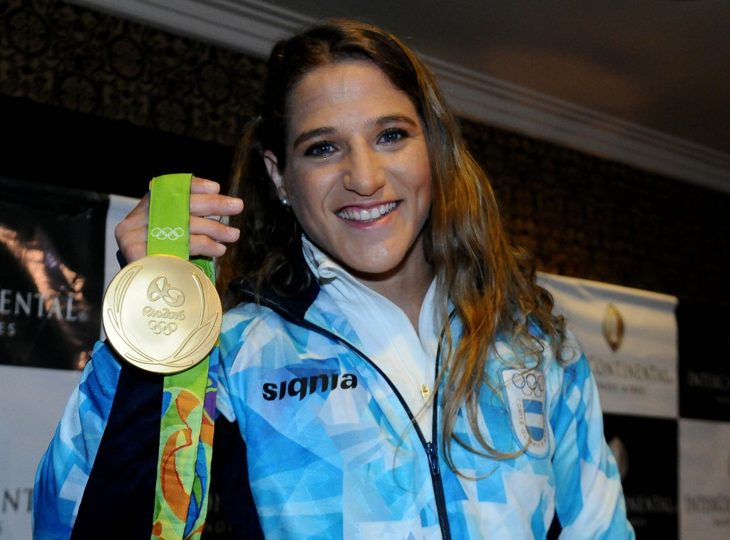 Judoka Paula Pareto won women's 48kg gold for Argentina at the Rio 2016 Olympic Games ©Getty Images