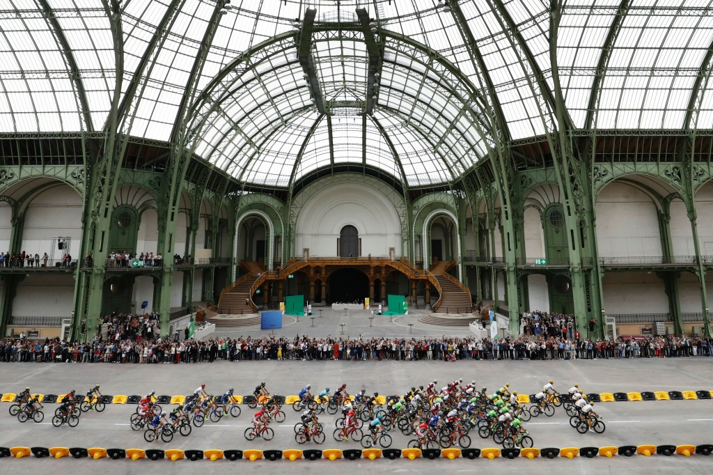 Paris 2024 worked with Tour de France organisers to take the race through the Grand Palais, a proposed Olympic venue ©Getty Images