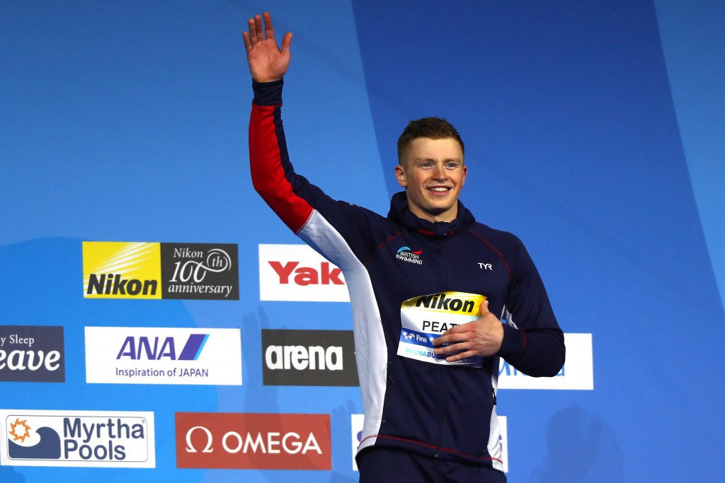 Adam Peaty successfully defended his 100m breaststroke world title ©Getty Images