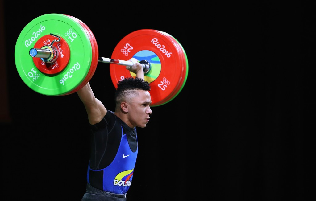 Luis Mosquera was in dominant form today in Miami as he topped the men's 69kg podium ©Getty Images