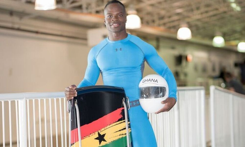 Ghanaian skeleton athlete heads home to raise awareness for winter sport 