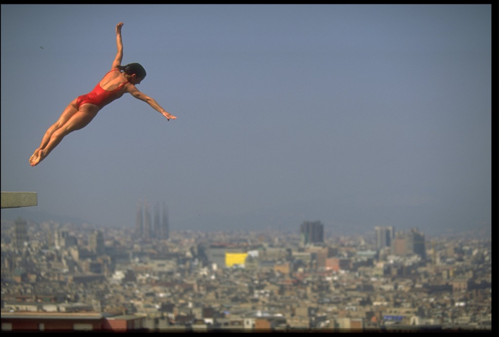 Diving provided iconic images from Barcelona ©Getty Images
